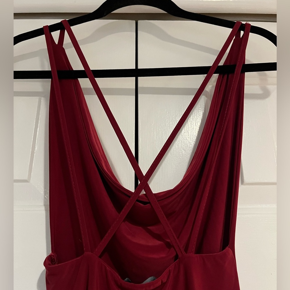 PRETTYLITTLETHING short red dress size 6 - Picture 3 of 5